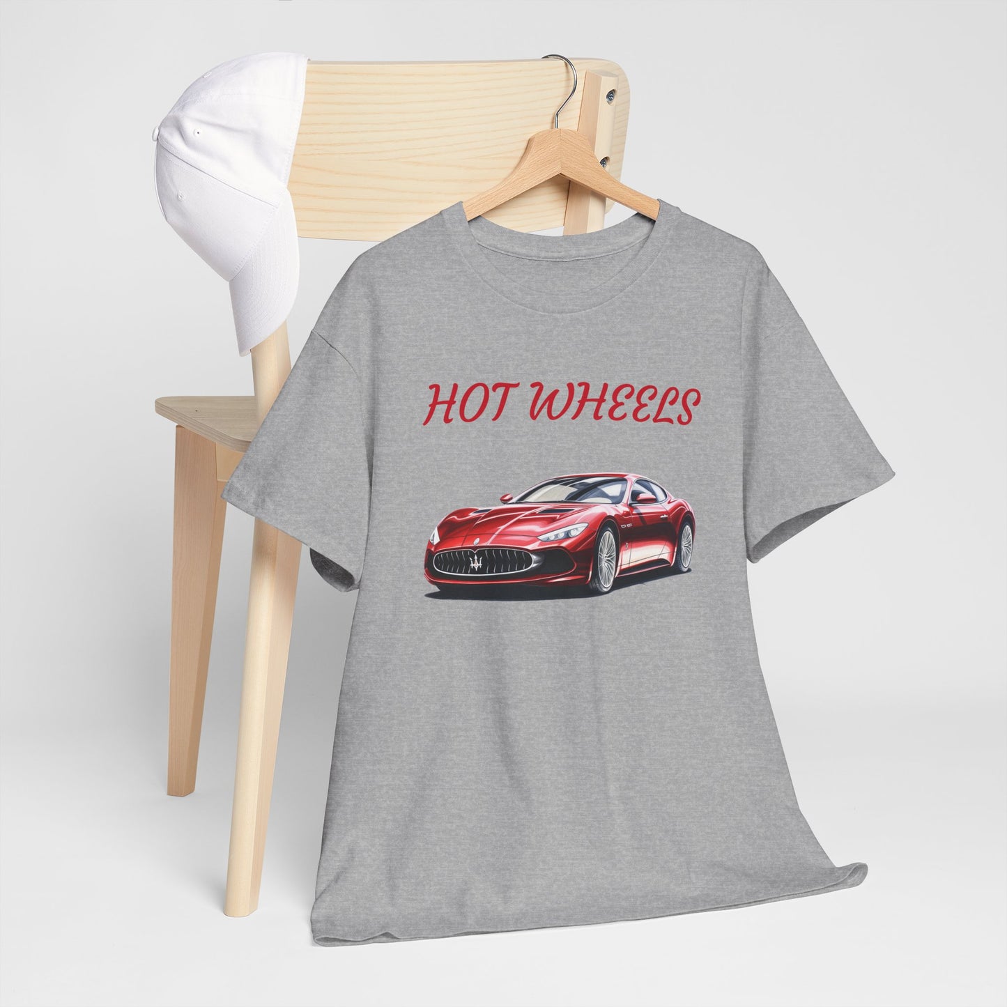 Princess Grace Cool Hot Wheels Unisex Heavy Cotton Tee Perfect for Car Enthusiasts