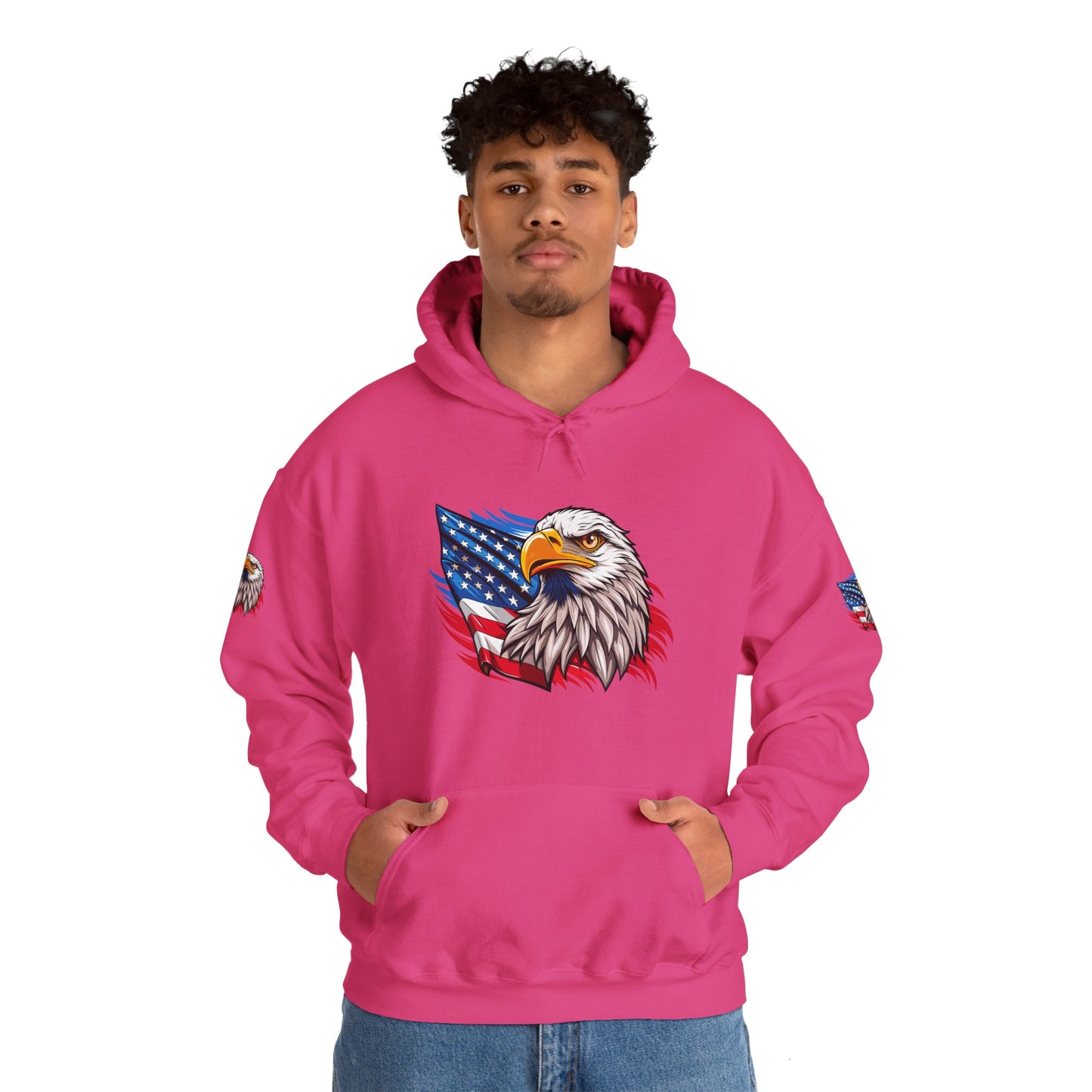 Princess Grace Patriotic Eagle Unisex Heavy Blend Hoodie