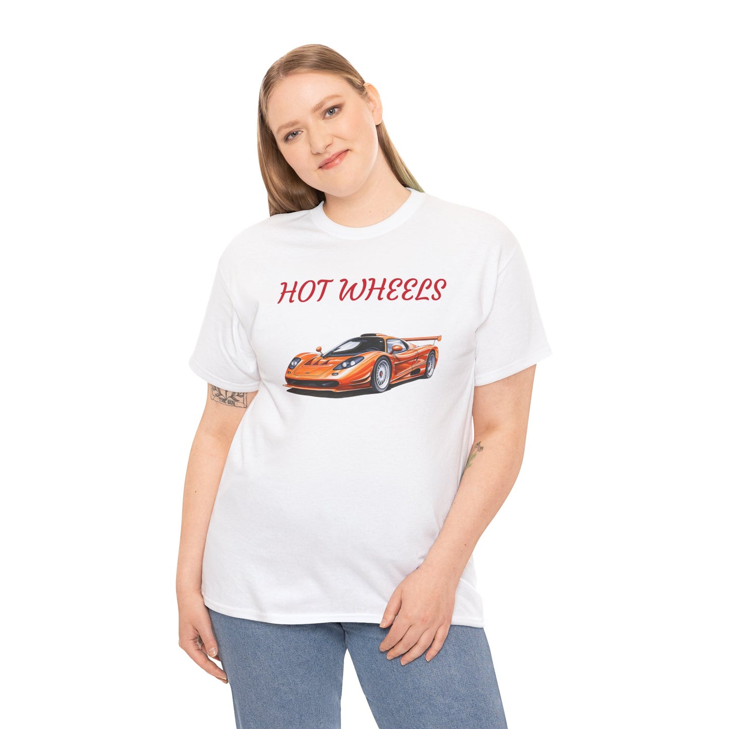 Princess Grace Hot Wheels Unisex Heavy Cotton Tee Vintage Car Graphic T-Shirt for Car Enthusiasts
