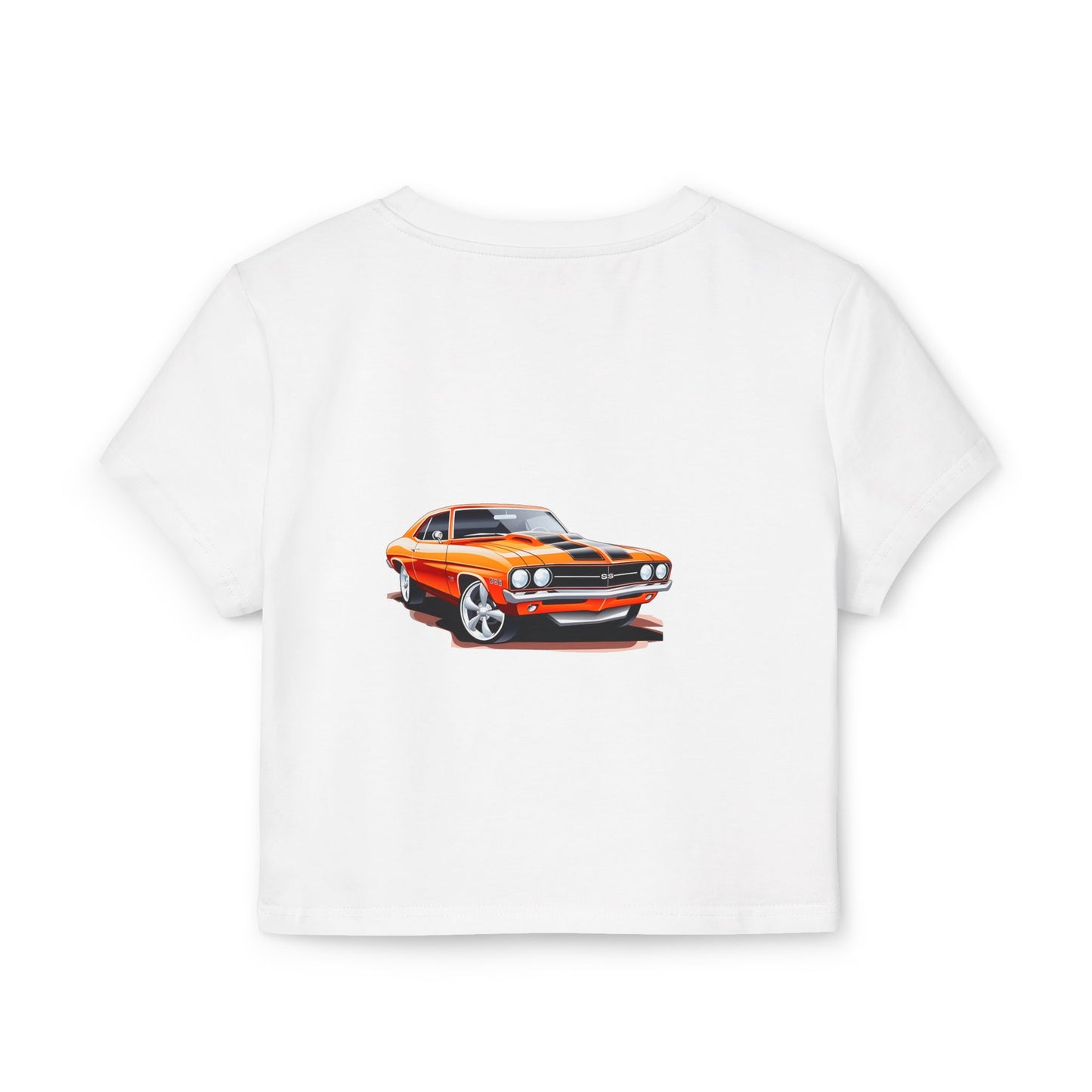Princess Grace Vintage Hot Wheels Women's Baby Tee Retro Car Graphic Crop Top