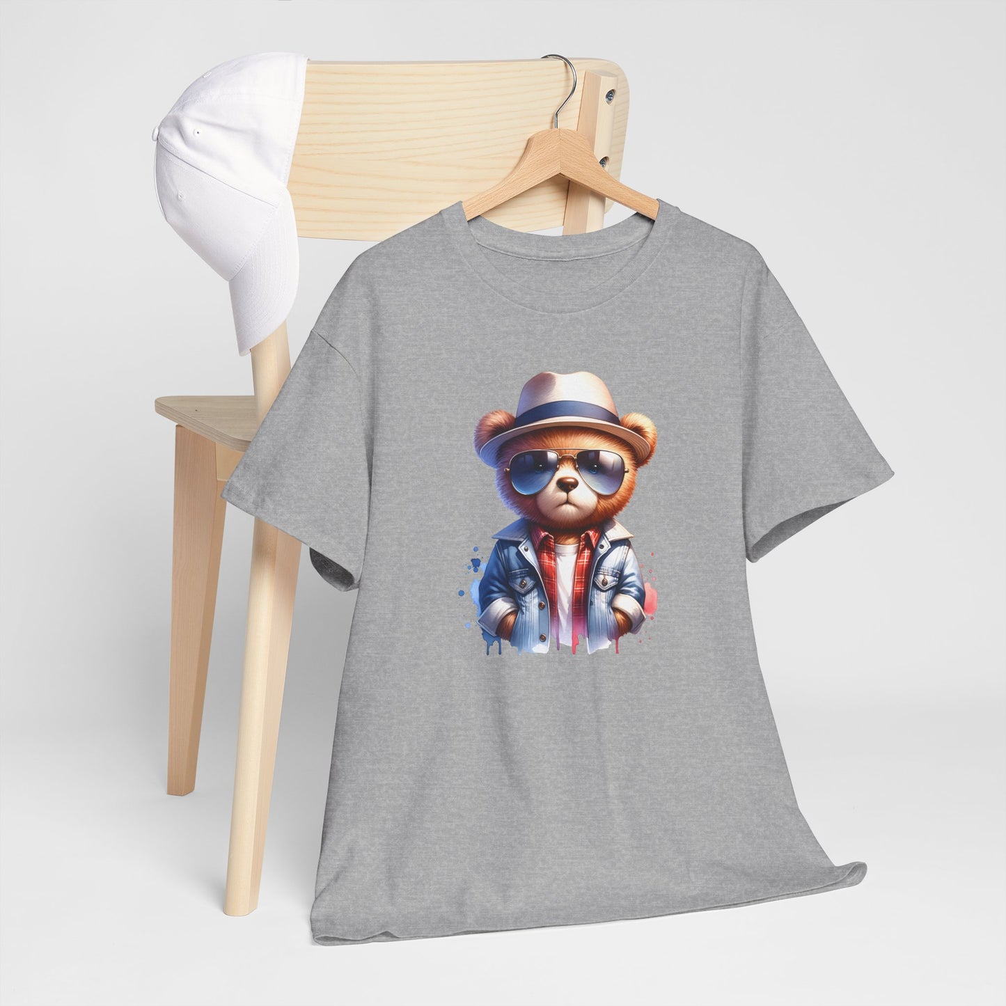 Princess Grace Cool Bear Graphic Unisex Heavy Cotton Tee