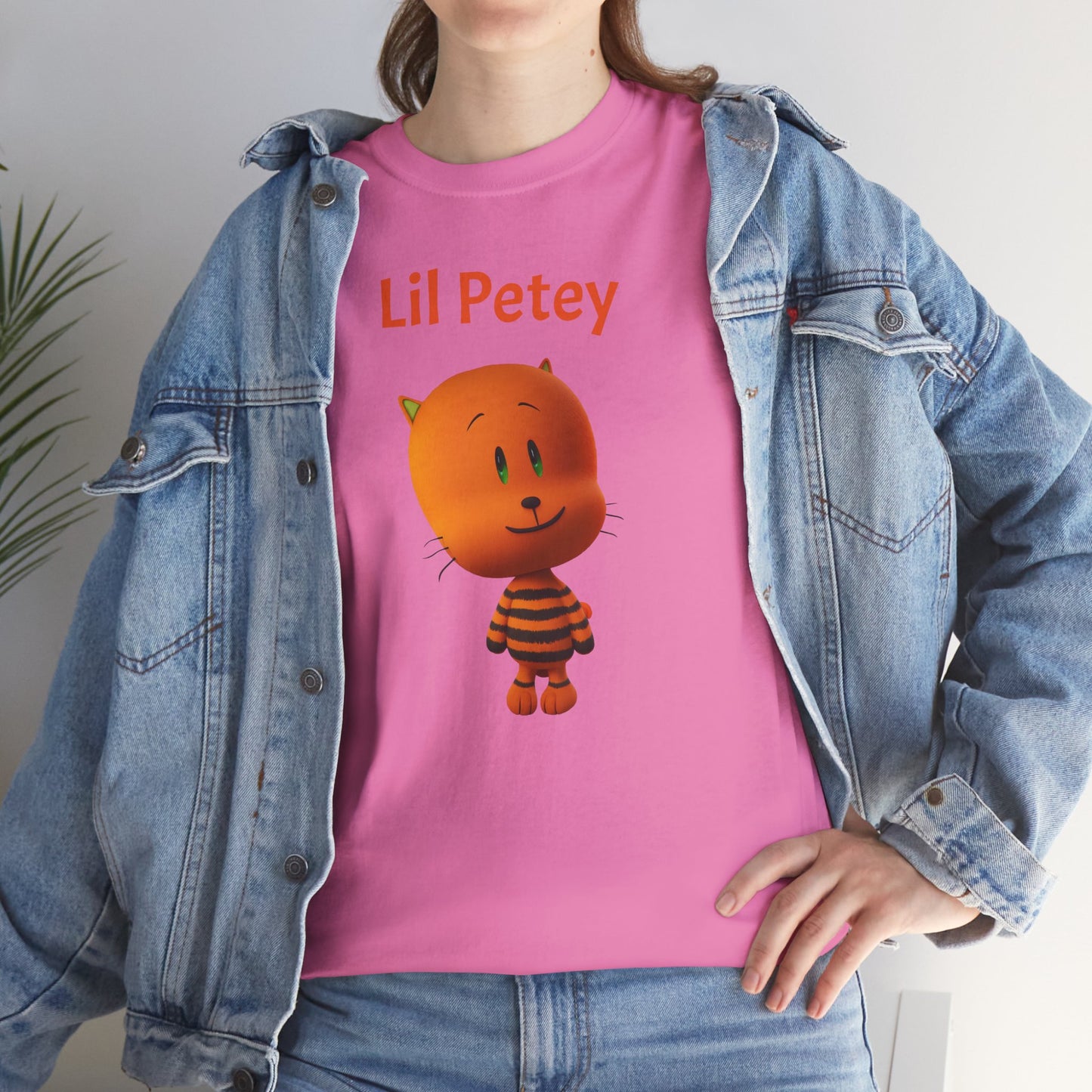 Princess Grace Lil Petey Unisex Heavy Cotton Tee Fun & Playful Cartoon T-Shirt for Kids and Adults