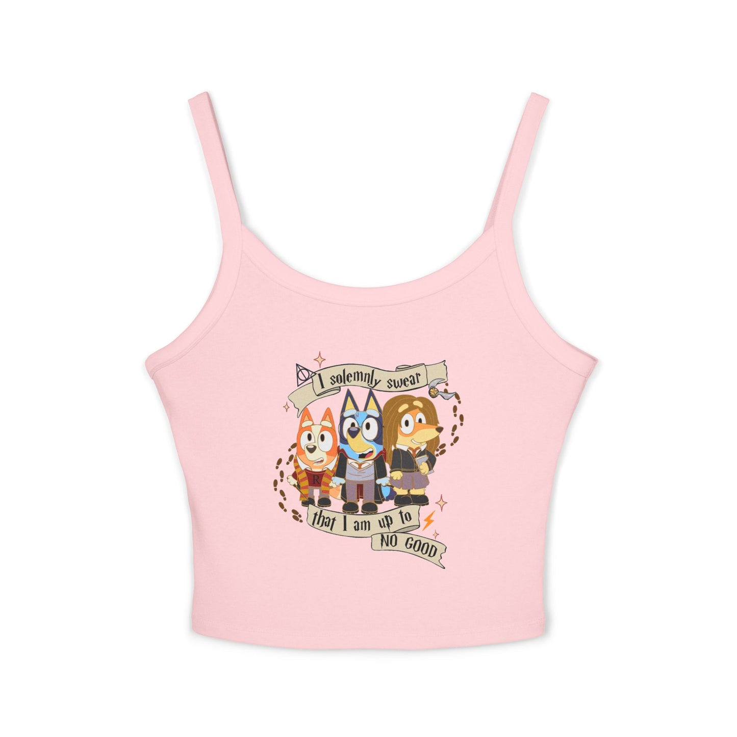 Princess Grace Bluey Spaghetti Strap Tank Top Bluey Design