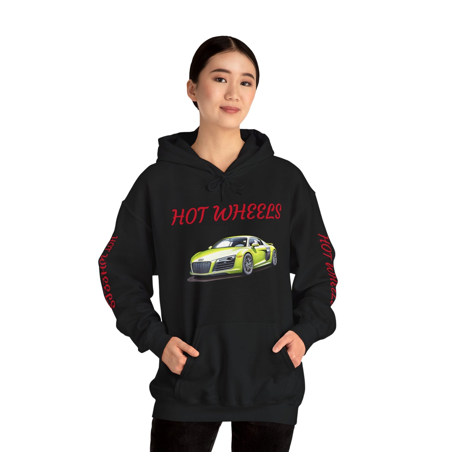 Princess Grace Hot Wheels Unisex Hooded Sweatshirt Cool Car Design for Auto Enthusiasts
