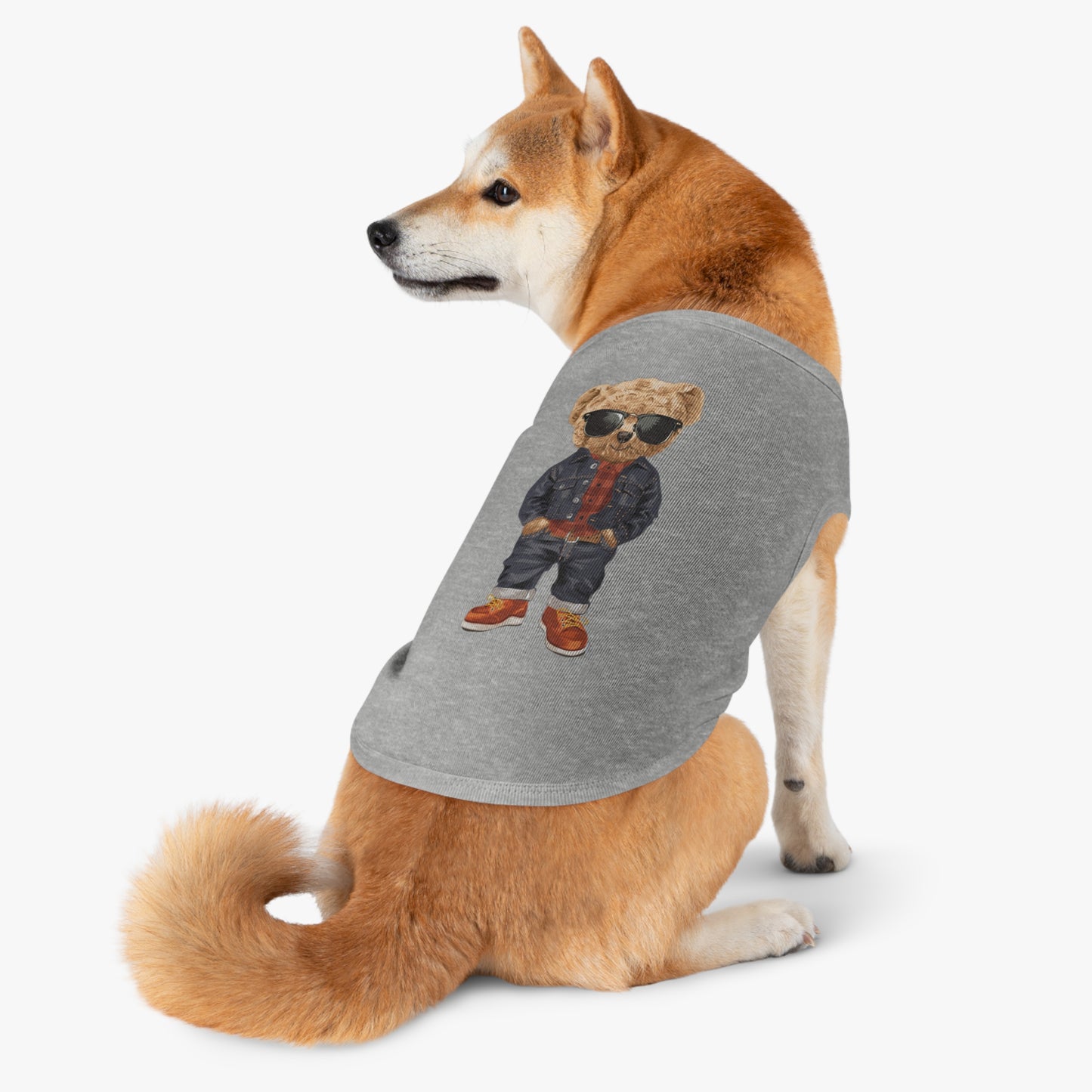 Princess Grace CUTE Cool Bear Pet Tank Top Trendy Dog Apparel for Stylish Pets