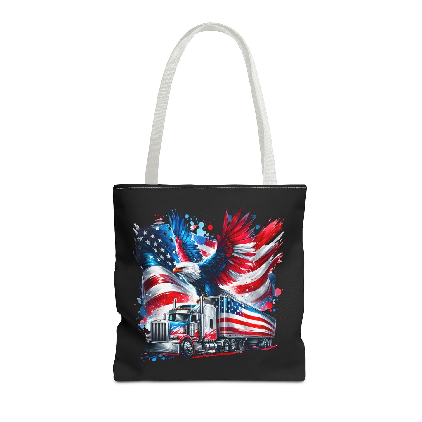 Princess Grace Patriotic Eagle Tote Bag Perfect for Truck Enthusiasts and July 4th Celebrations