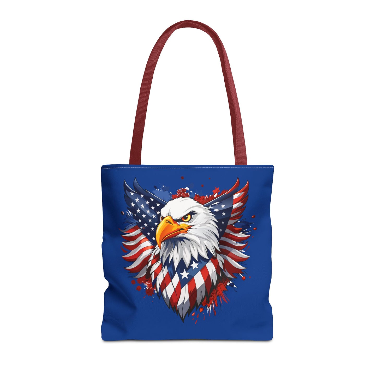Princess Grace Patriotic Eagle Tote Bag USA Flag Design for Independence Day & Everyday Use