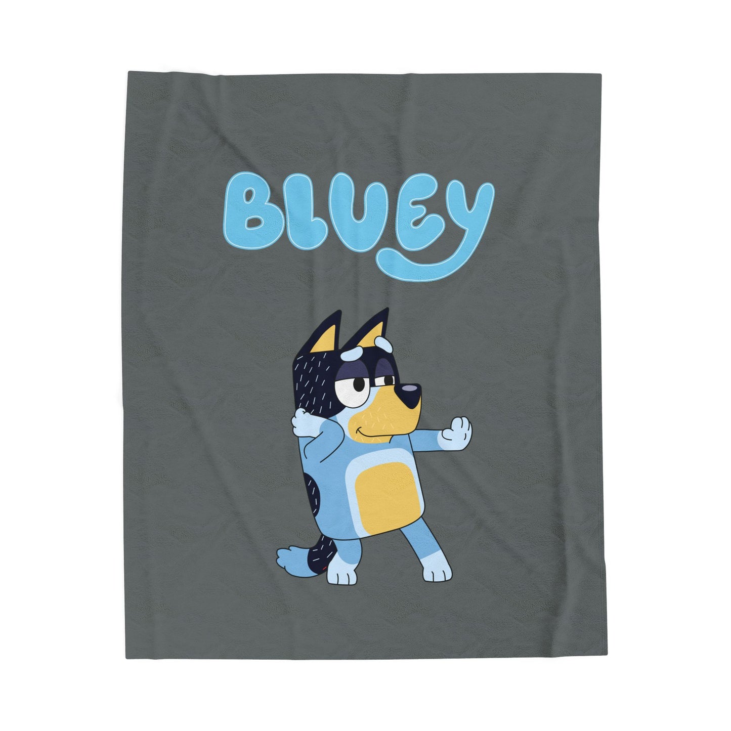 Princess Grace Bluey Velveteen Plush Blanket for Kids Soft and Cozy
