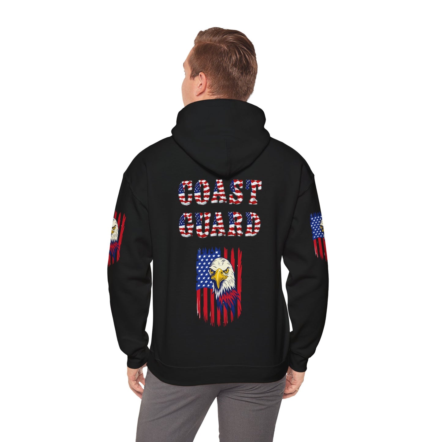 Princess Grace Patriotic Coast Guard Sweatshirt Unisex Heavy Blend Hoodie