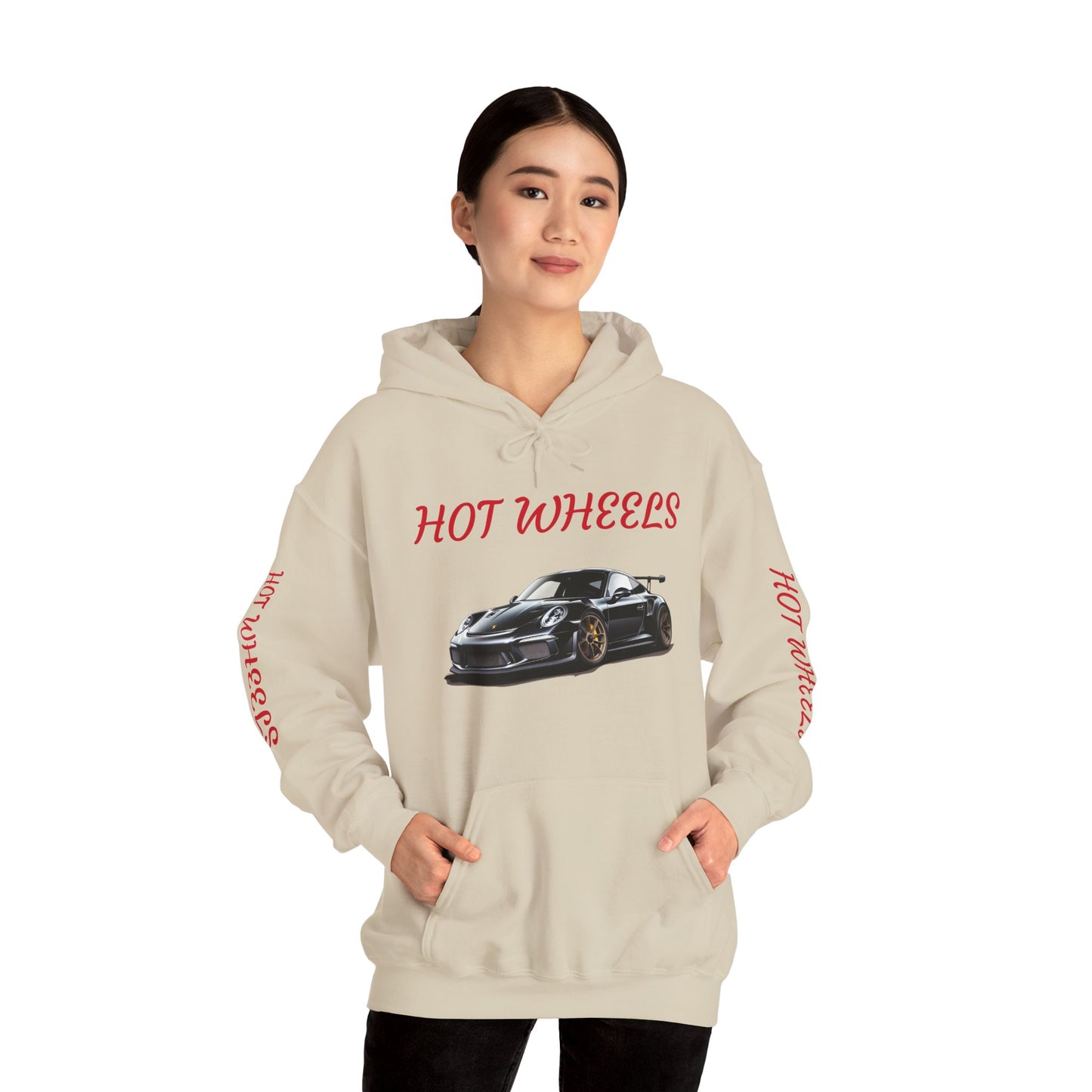 Princess Grace Hot Wheels Unisex Hooded Sweatshirt Passion for Cars and Racing Enthusiasts