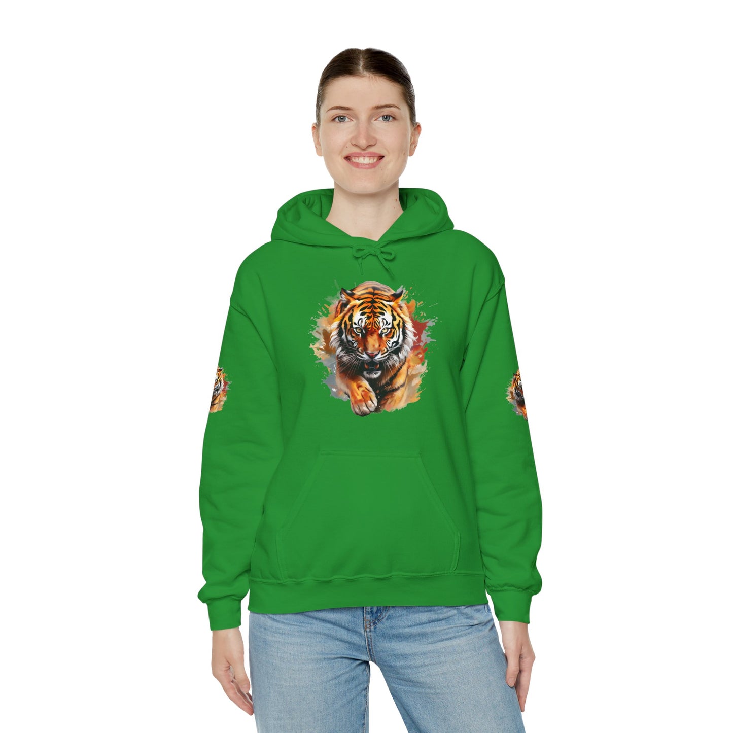 Princess Grace Fierce Tiger Graphic Unisex Heavy Blend Hoodie