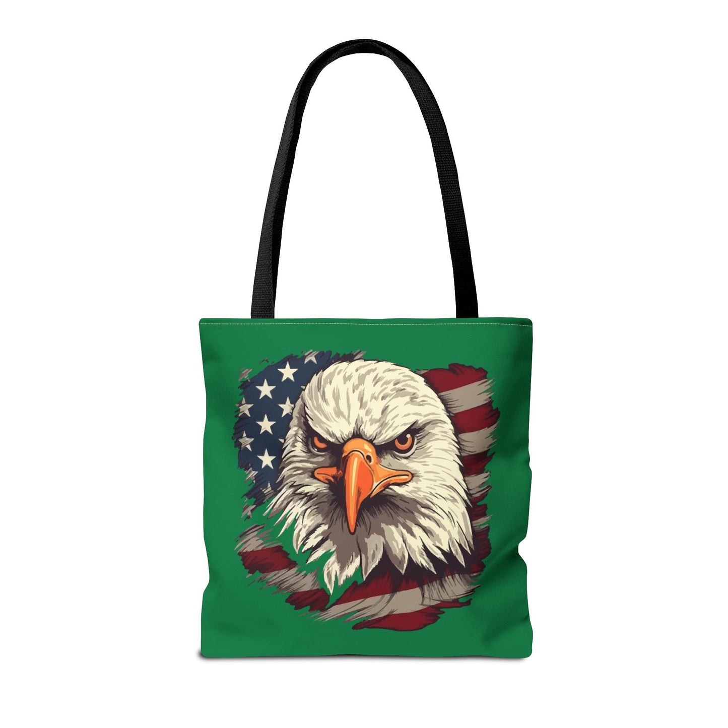 Patriotic Eagle Tote Bag American Flag Design