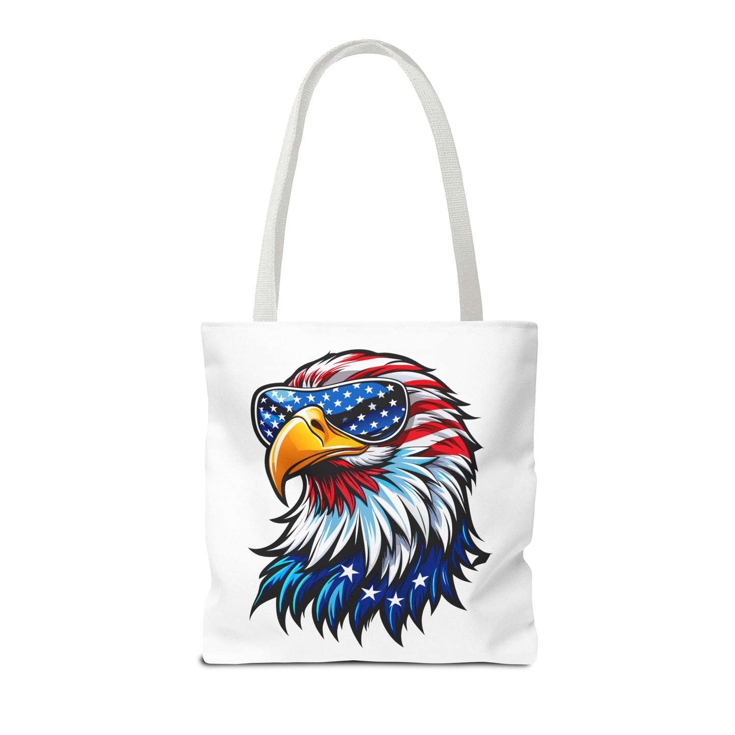 Princess Grace Patriotic Eagle Tote Bag Cool American Eagle Design for Fourth of July & Everyday Use
