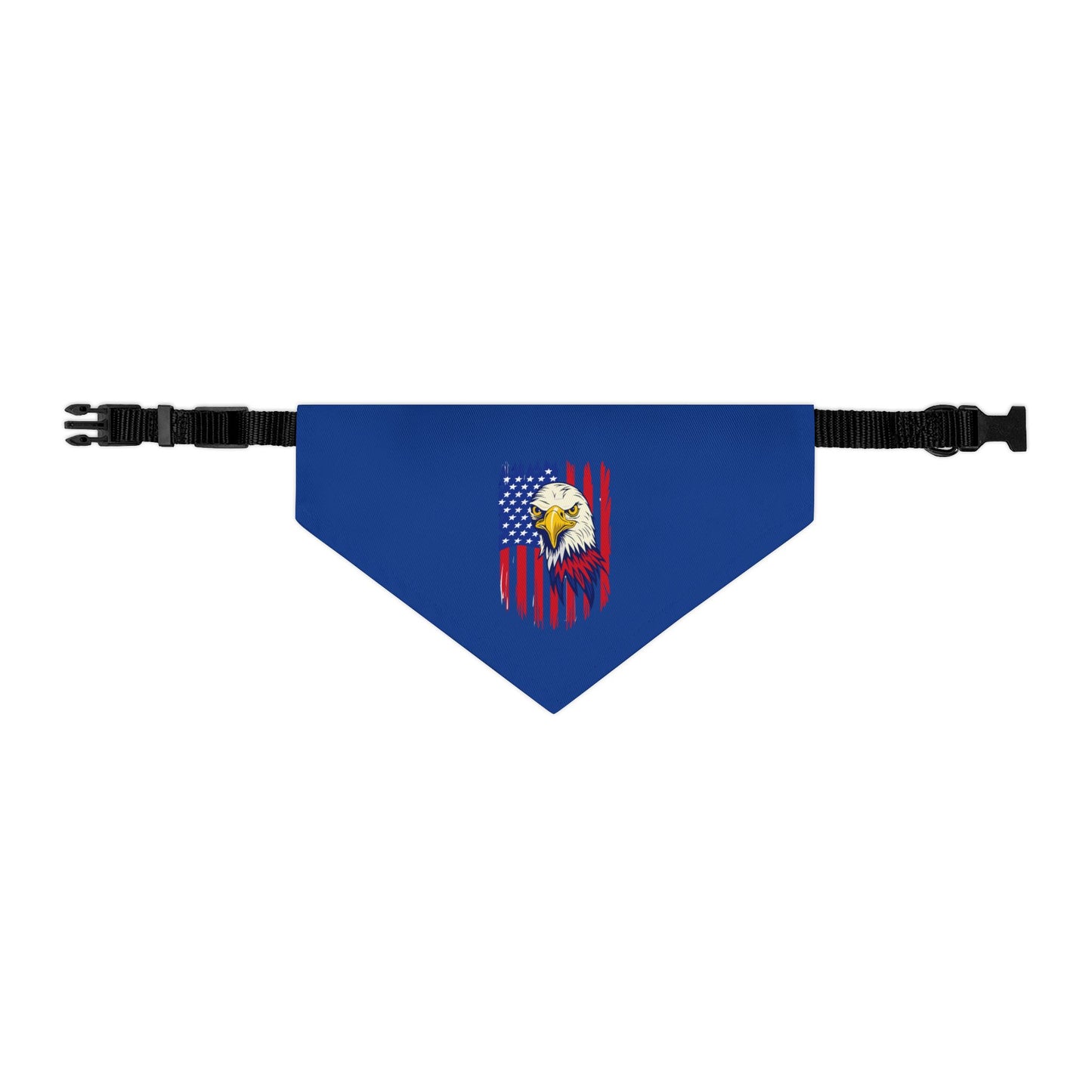 Princess Grace Patriotic Eagle Pet Bandana Collar American Flag Design for Dogs