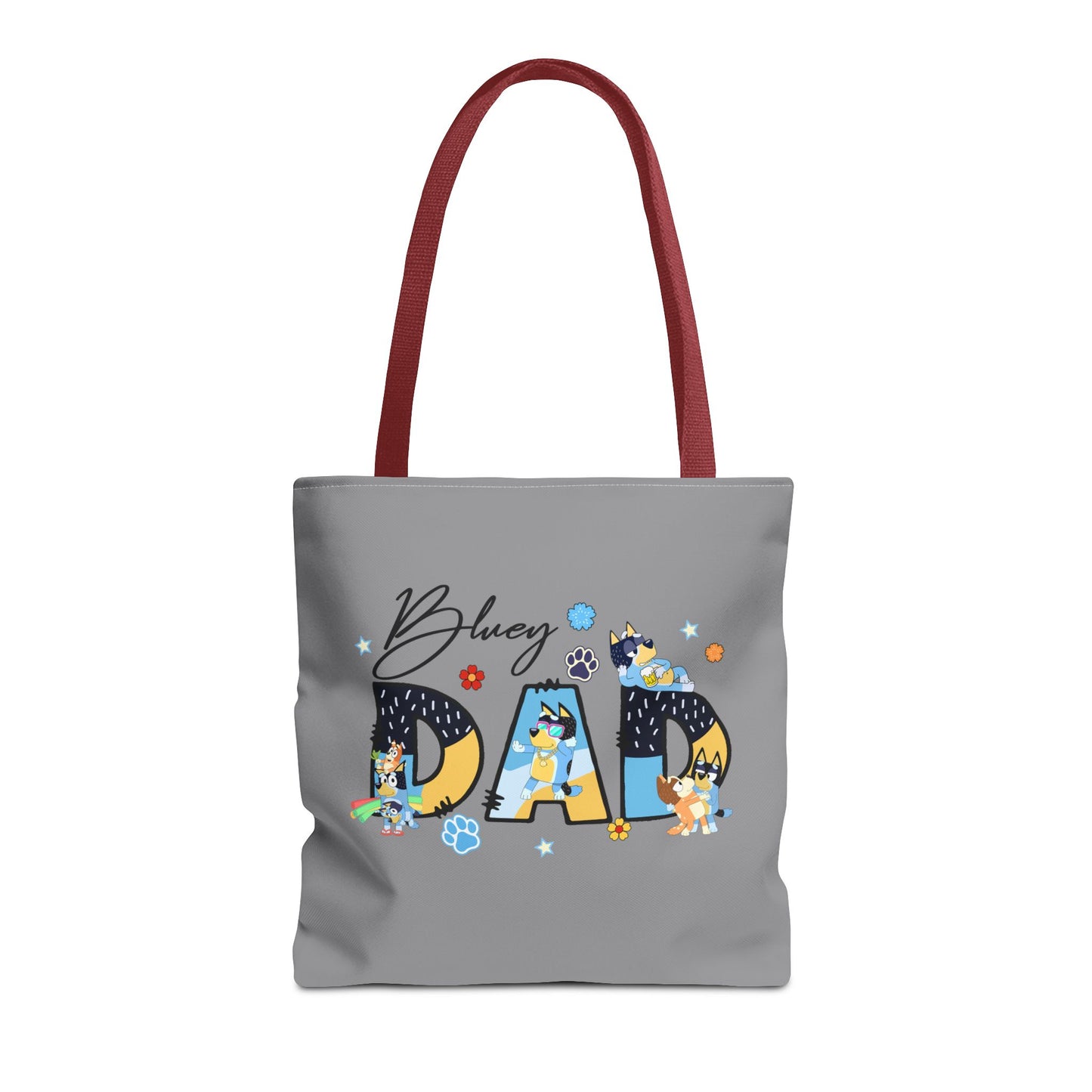 Princess Grace Bluey Dad Tote Bag Fun & Functional Gift for Dog Lovers