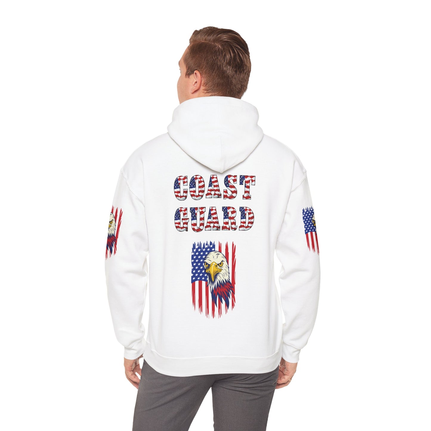 Princess Grace Patriotic Coast Guard Sweatshirt Unisex Heavy Blend Hoodie