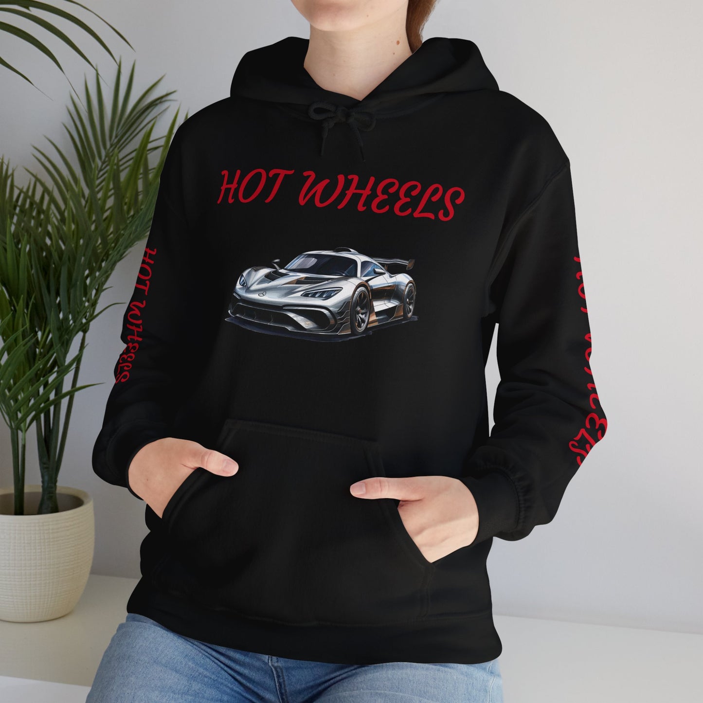 Princess Grace Hot Wheels Unisex Hooded Sweatshirt Racing Inspired Comfort for Car Enthusiasts