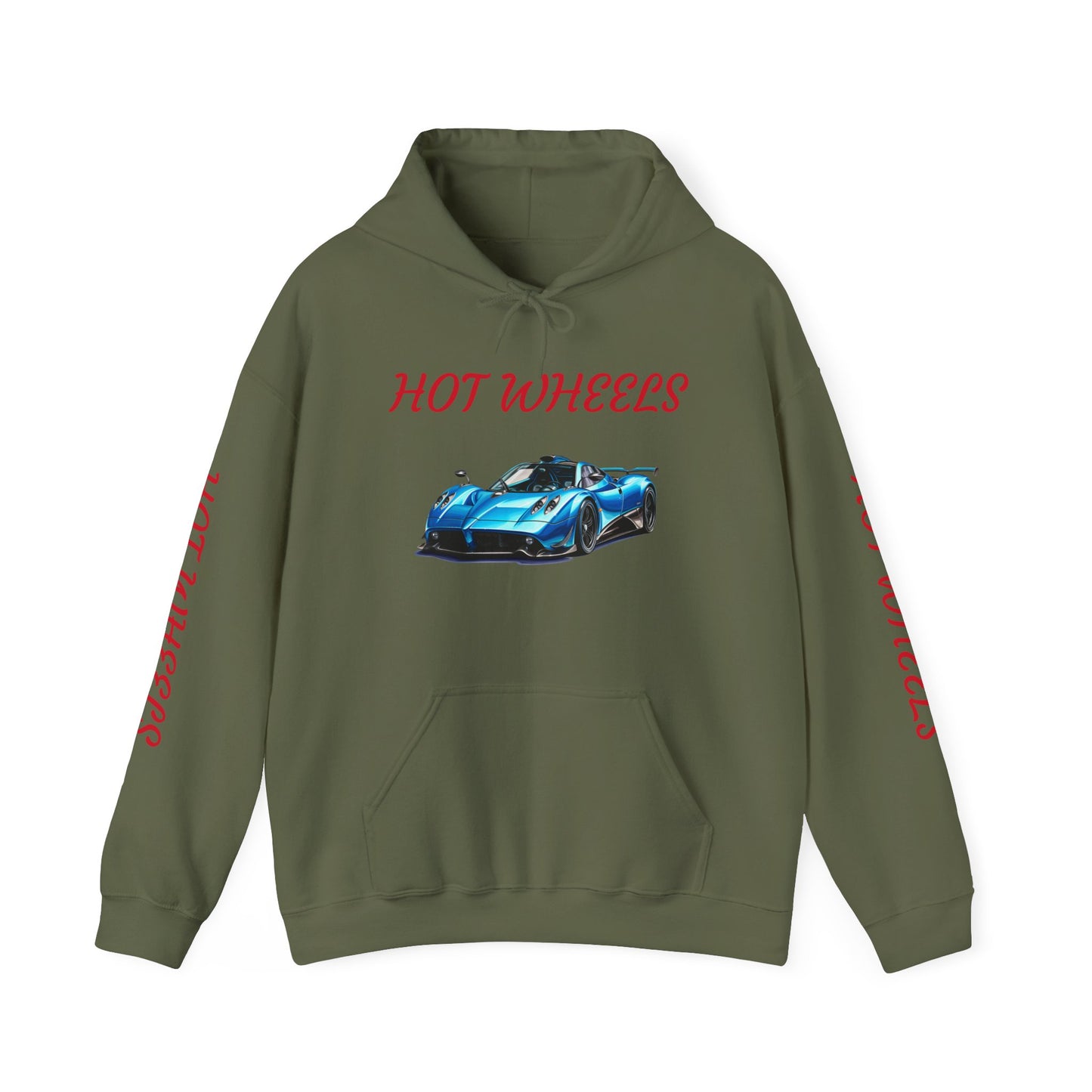 Princess Grace Unisex Heavy Blend Hot Wheels Hooded Sweatshirt Stylish Car Graphic for Auto Enthusiasts