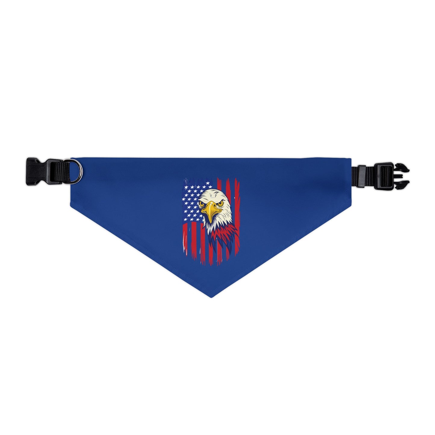Princess Grace Patriotic Eagle Pet Bandana Collar American Flag Design for Dogs