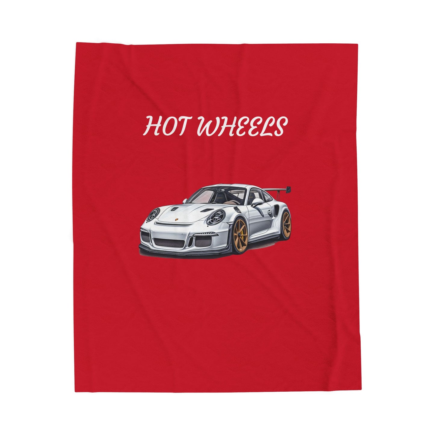 Princess Grace Hot Wheels Plush Blanket Cozy Automotive Throw for Car Enthusiasts