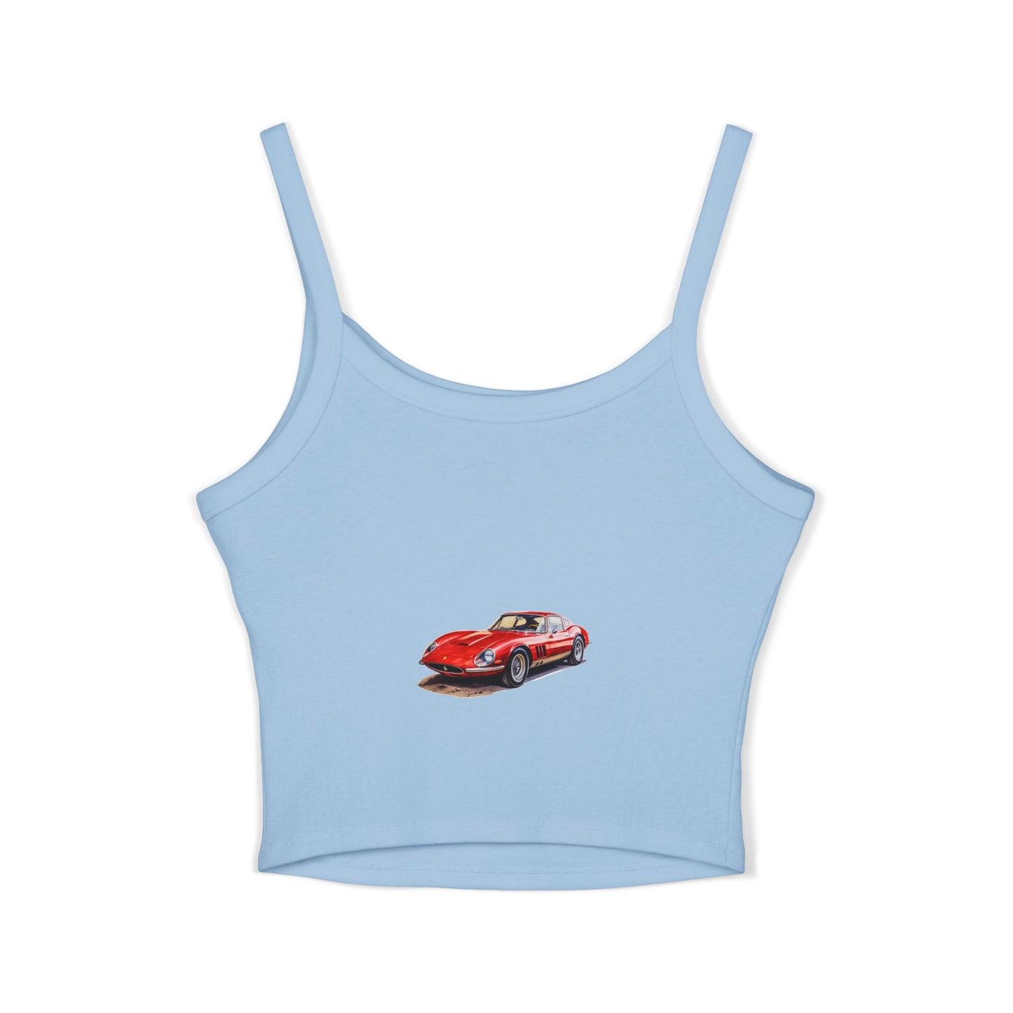 Princess Grace Hot Wheels Women's Spaghetti Strap Tank Top Retro Car Graphic Tee