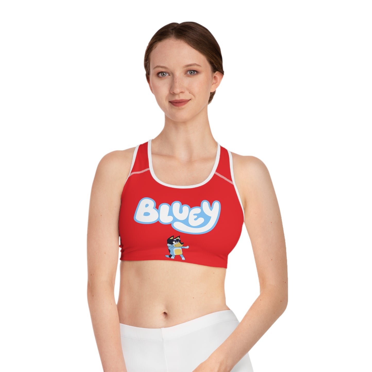 Princess Grace Bluey Bra Fun and Comfortable Activewear for Fans