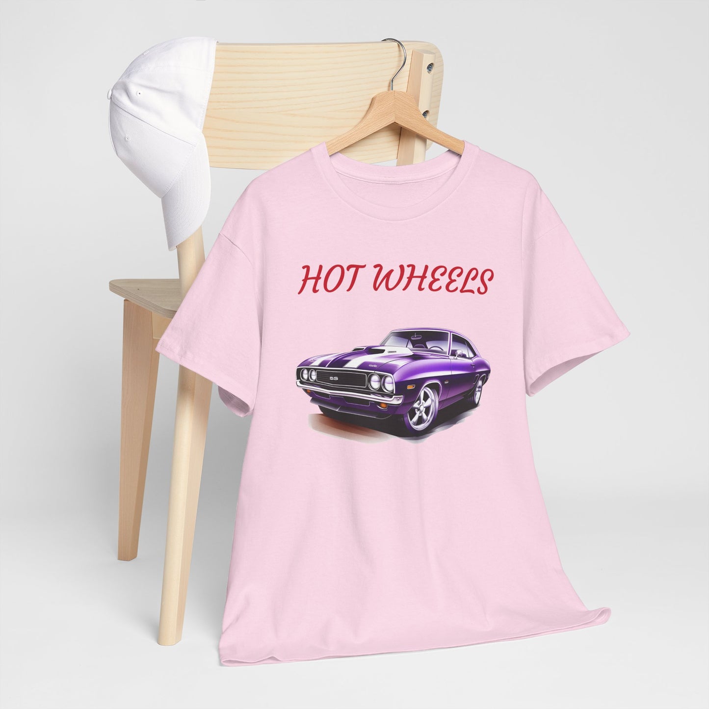 Princess Grace Hot Wheels Unisex Heavy Cotton Tee Vintage Car Graphic T-Shirt for Classic Car Lovers