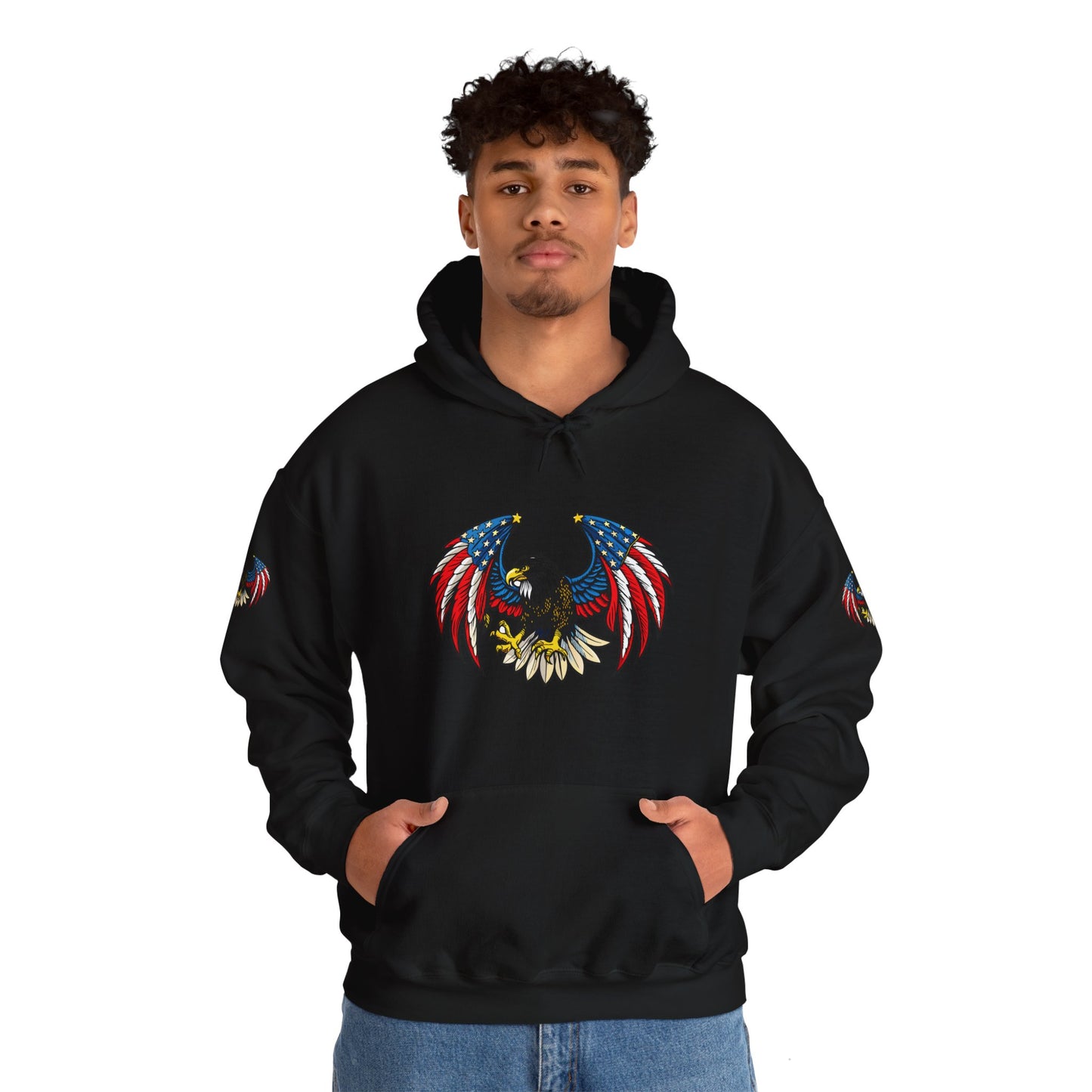 Princess Grace American Eagle Emblem Patriotic Unisex Hoodie