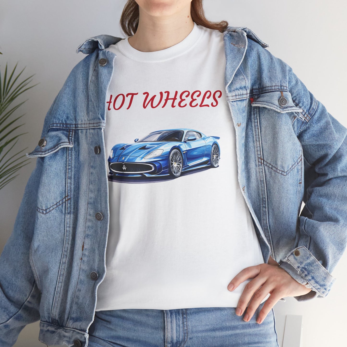 Princess Grace Hot Wheels Unisex Heavy Cotton Tee Classic Car Graphic T-Shirt for Auto Enthusiasts