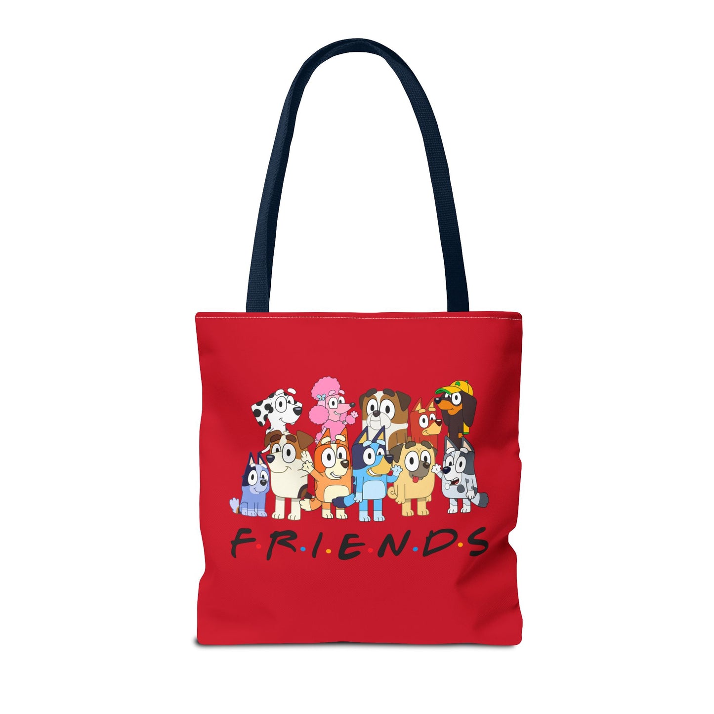 Princess Grace Colorful Cartoon Friends Tote Bag Perfect for Animal Lovers and Everyday Use