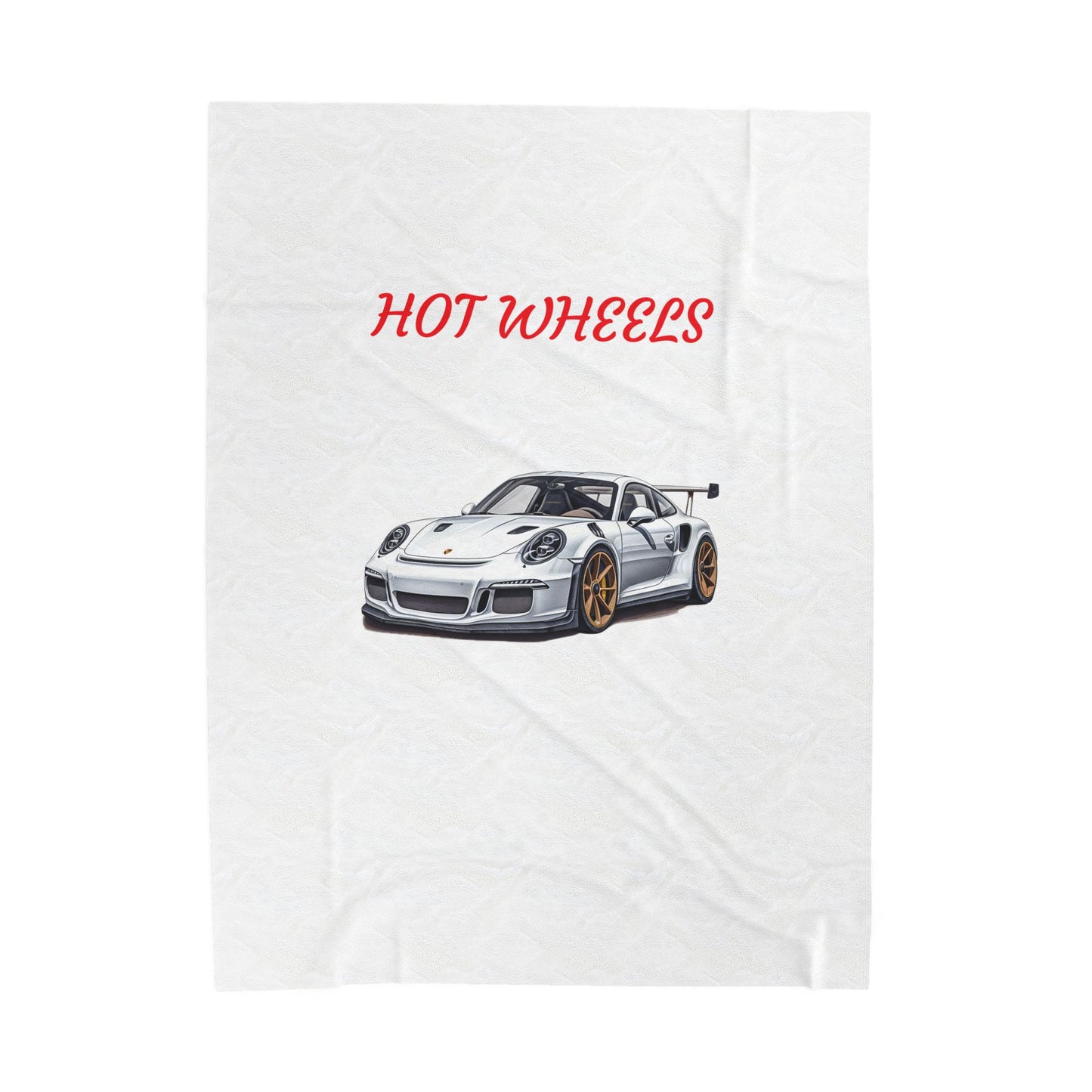 Princess Grace Hot Wheels Velveteen Plush Blanket Cozy Car Lovers Gift for All Ages