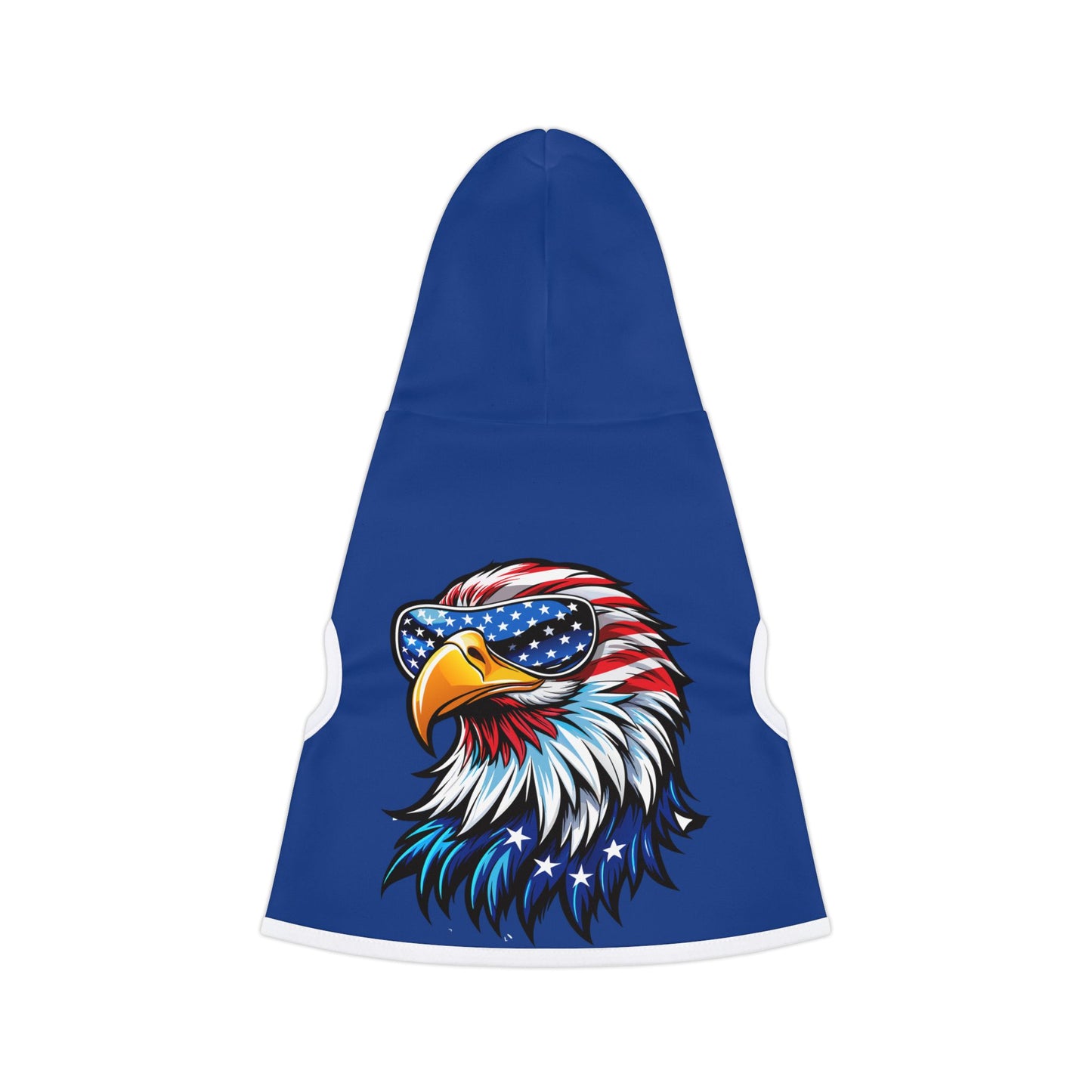 Princess Grace Patriotic Pet Hoodie with Eagle Design