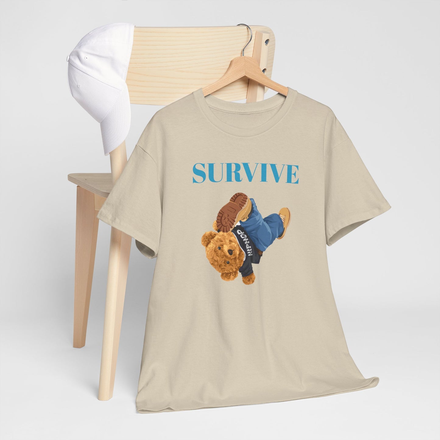 Princess Grace Survive Graphic Unisex Heavy Cotton Tee