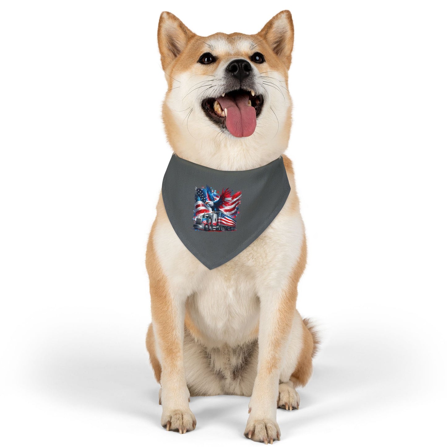 Princess Grace Patriotic Pet Bandana Collar Adjustable Dog Accessory for Celebrations
