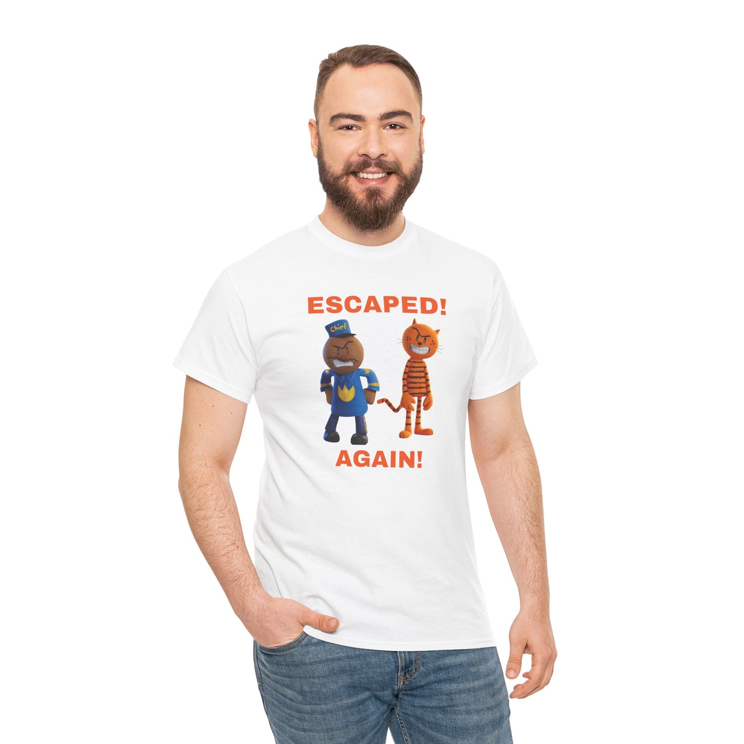 Princess Grace Humorous Escaped Again Unisex Heavy Cotton Tee