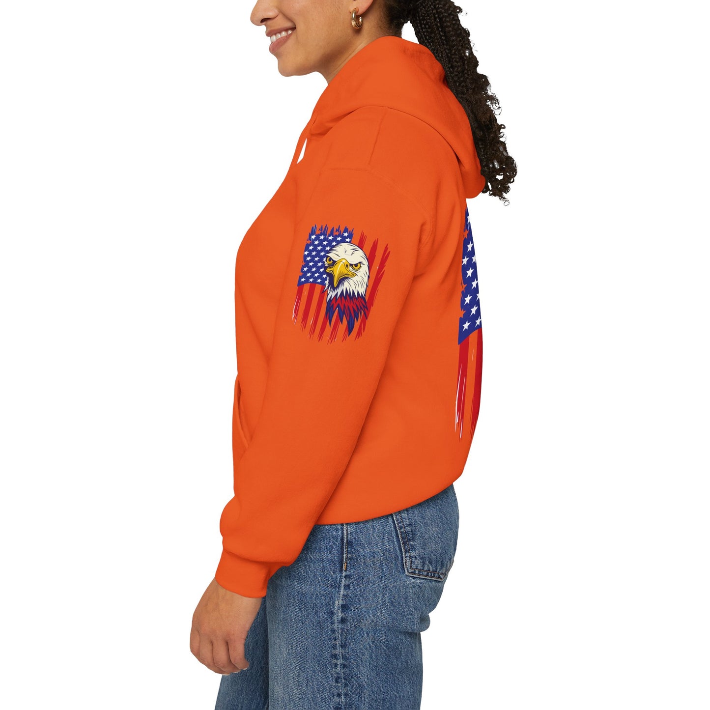Princess Grace Patriotic Eagle Unisex Heavy Blend Hoodie