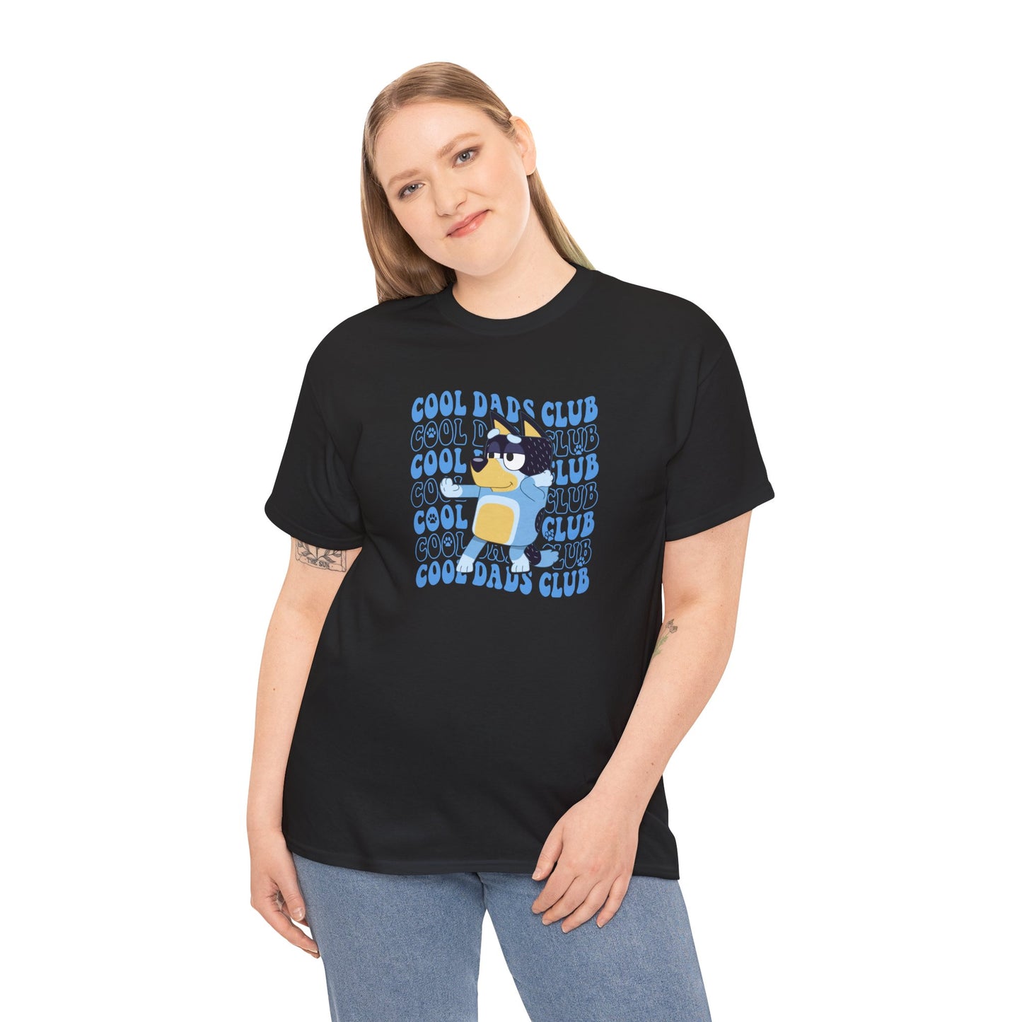 Princess Grace Bluey Cool Dads Club Unisex Heavy Cotton Tee