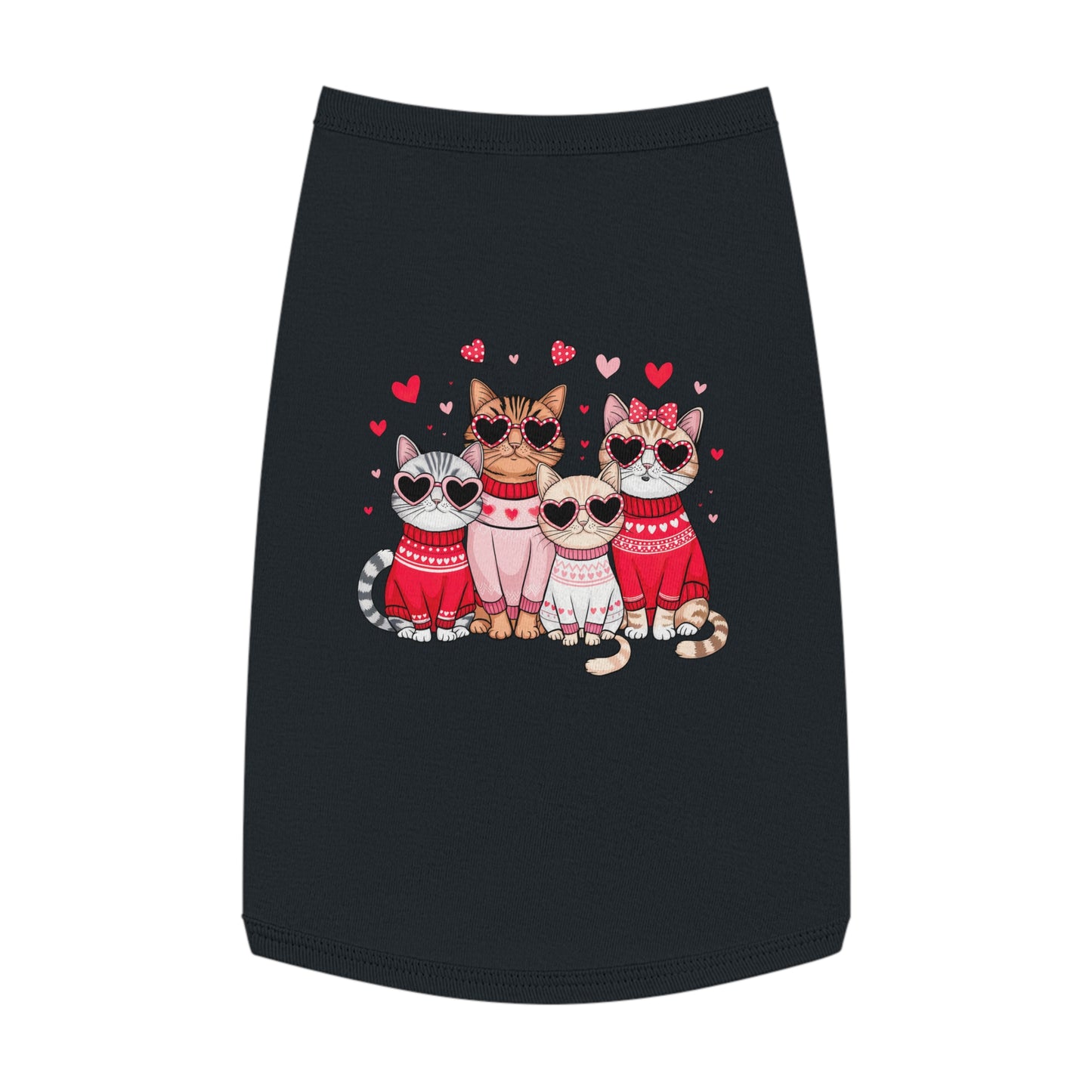 Princess Grace CUTE Adorable Cat Lovers Pet Tank Top Cute Heart Design for Stylish Pets