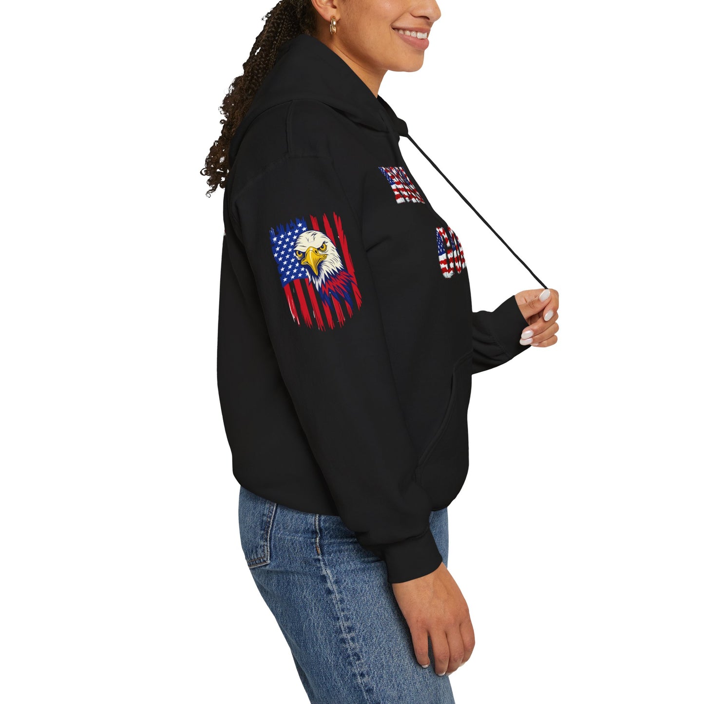 Princess Grace National Guard Patriotic Hoodie Unisex Heavy Blend Sweatshirt