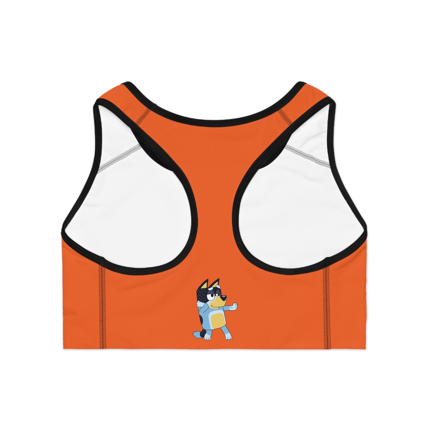 Princess Grace Bluey Inspired Sports Bra  Fun & Comfortable Workout Gear