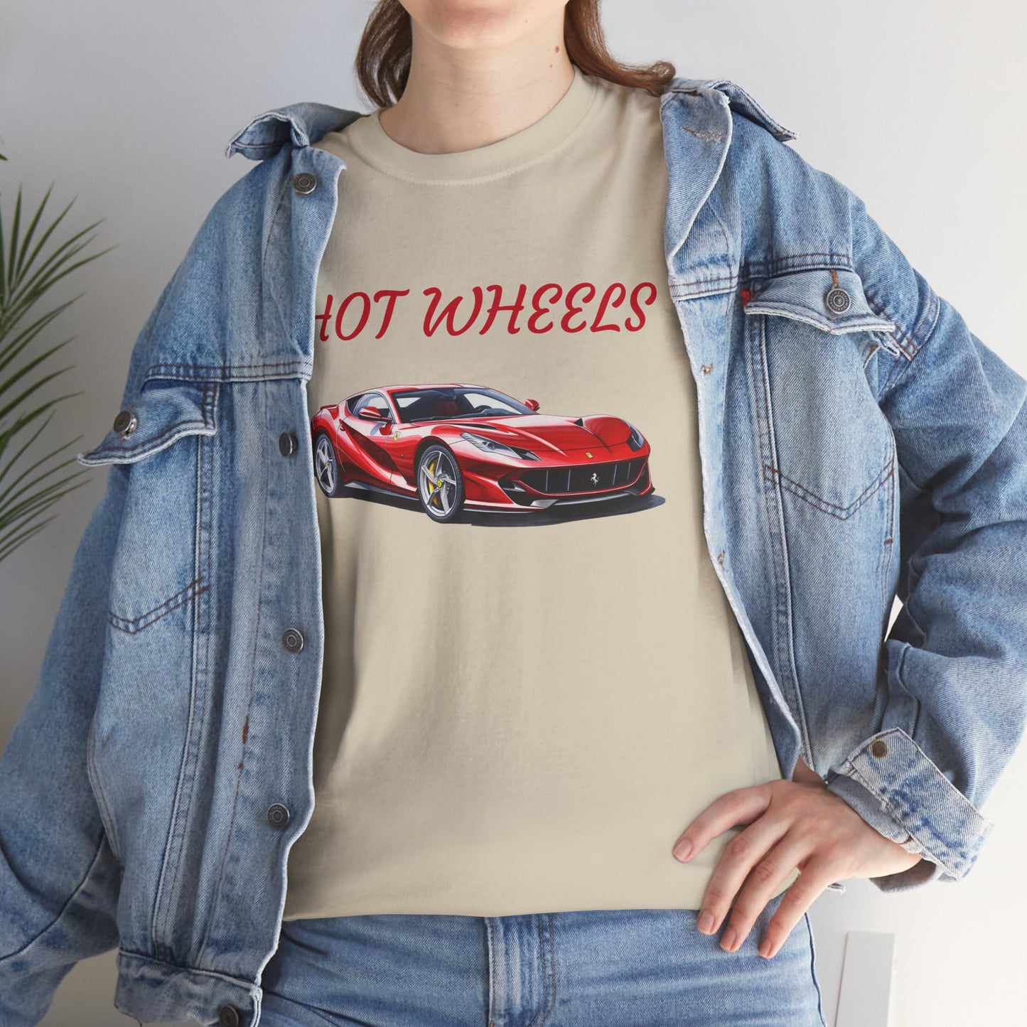 Princess Grace Hot Wheels Unisex Heavy Cotton Tee Car Lovers Graphic T-Shirt
