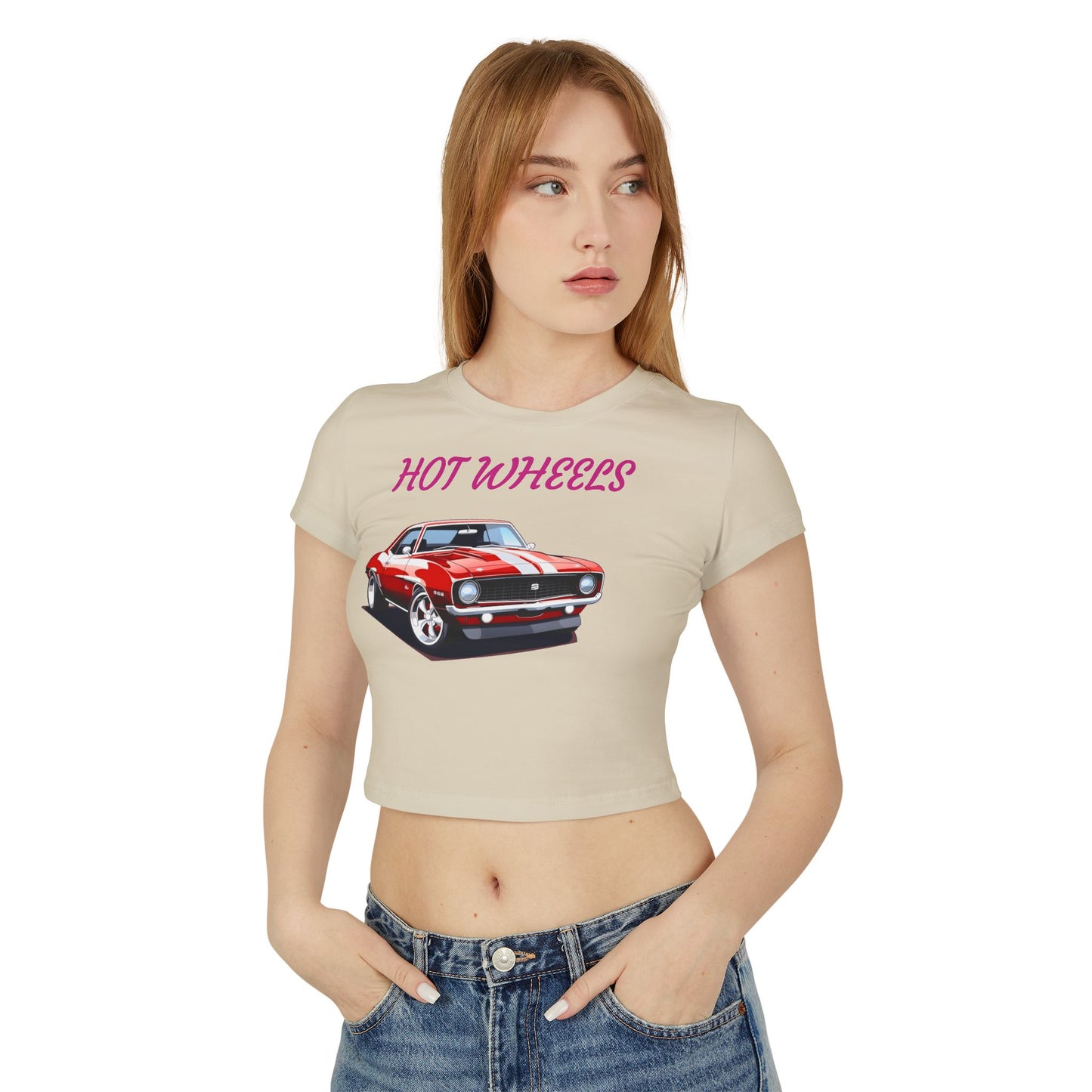 Princess Grace Retro Hot Wheels Baby Tee for Car Enthusiasts