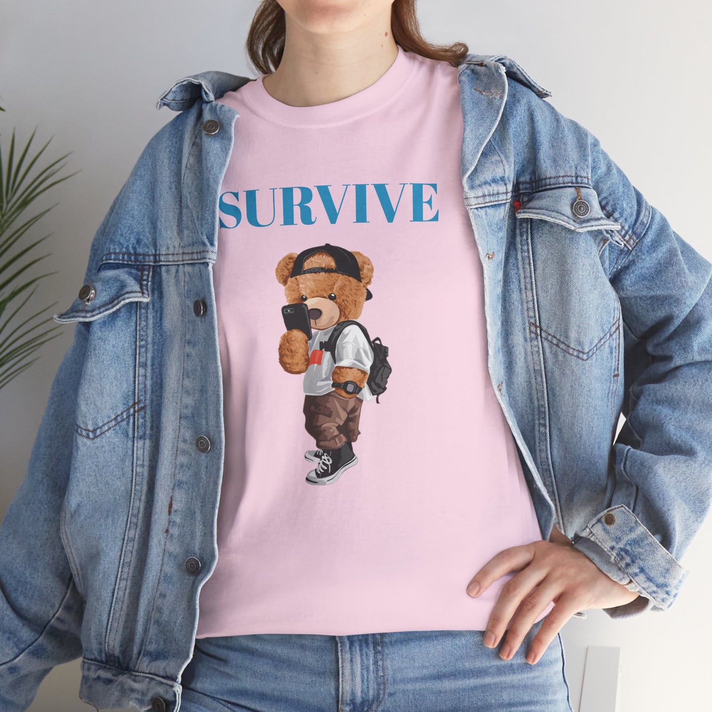 Princess Grace Survive Graphic Unisex Heavy Cotton Tee Stylish Casual Wear
