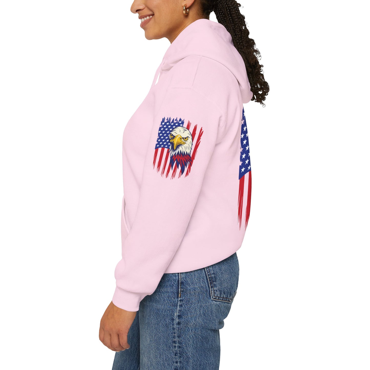 Princess Grace Patriotic Eagle Unisex Heavy Blend Hoodie