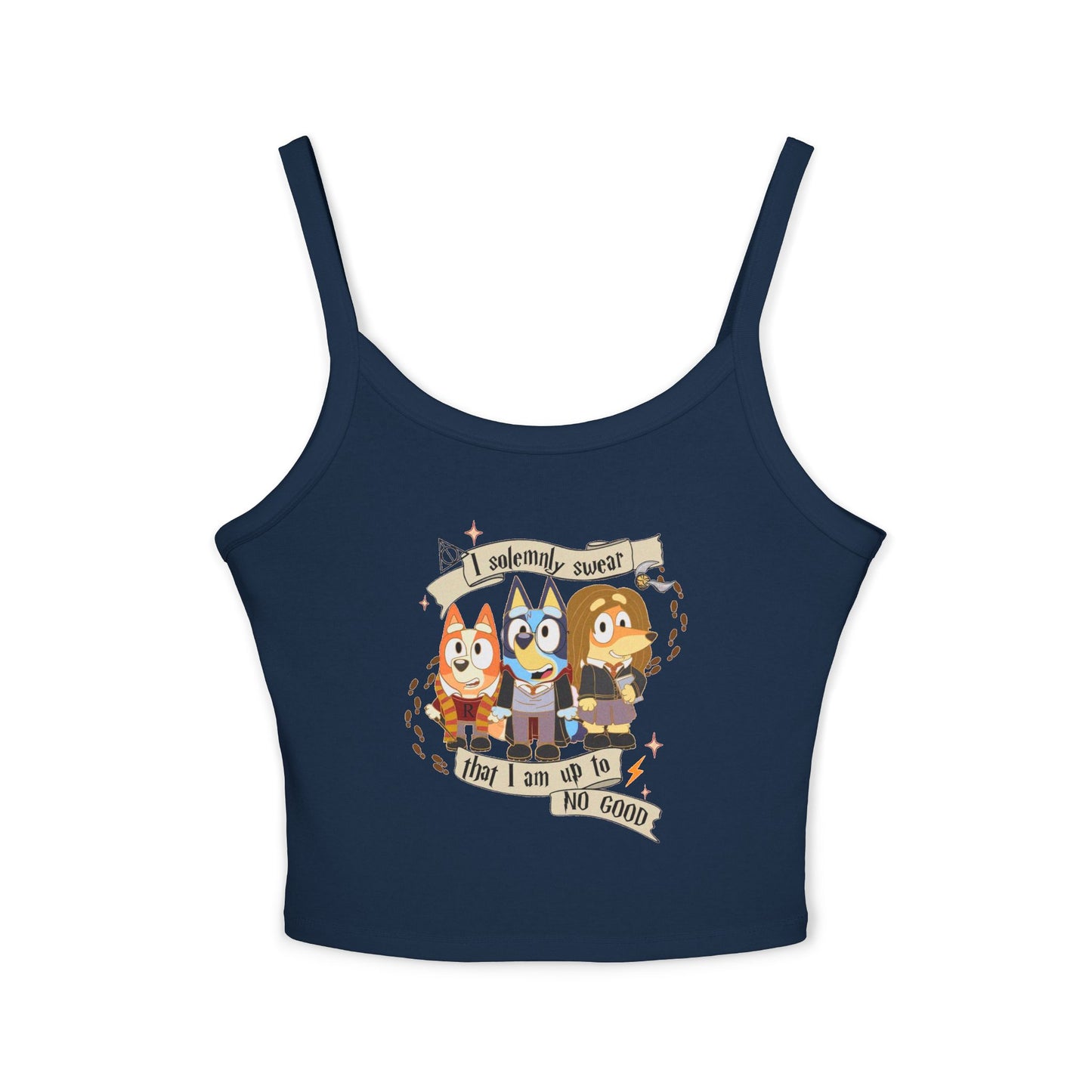 Princess Grace Bluey Spaghetti Strap Tank Top Bluey Design