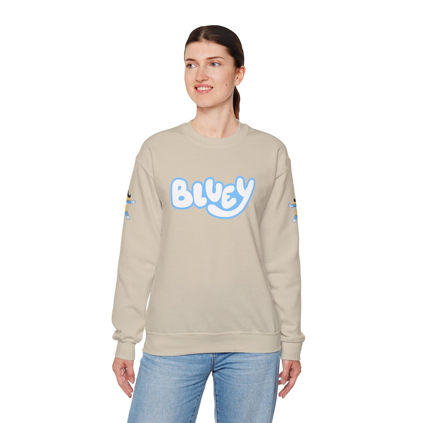 Princess Grace Bluey Crewneck Sweatshirt Cozy Unisex Pullover for Kids & Adults