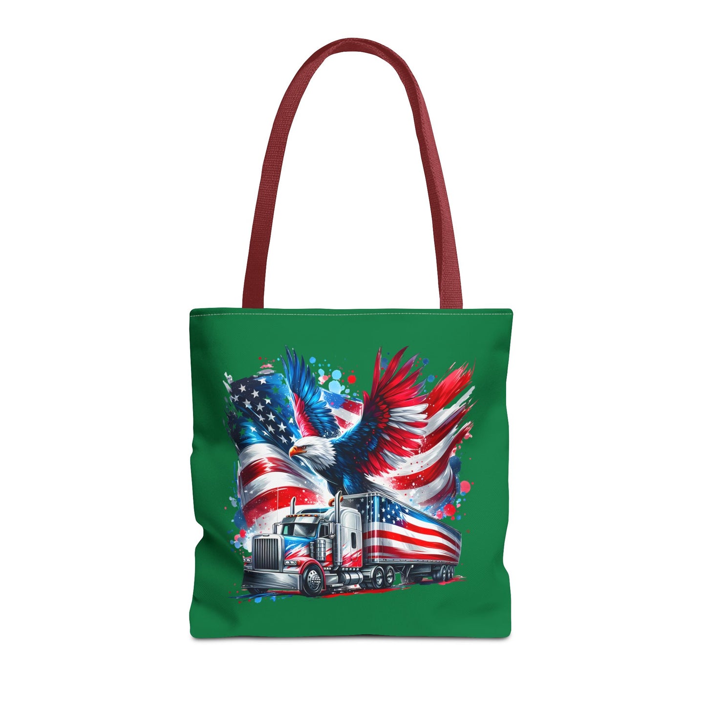 Princess Grace Patriotic Eagle Truck Tote Bag Celebrate Freedom and Adventure