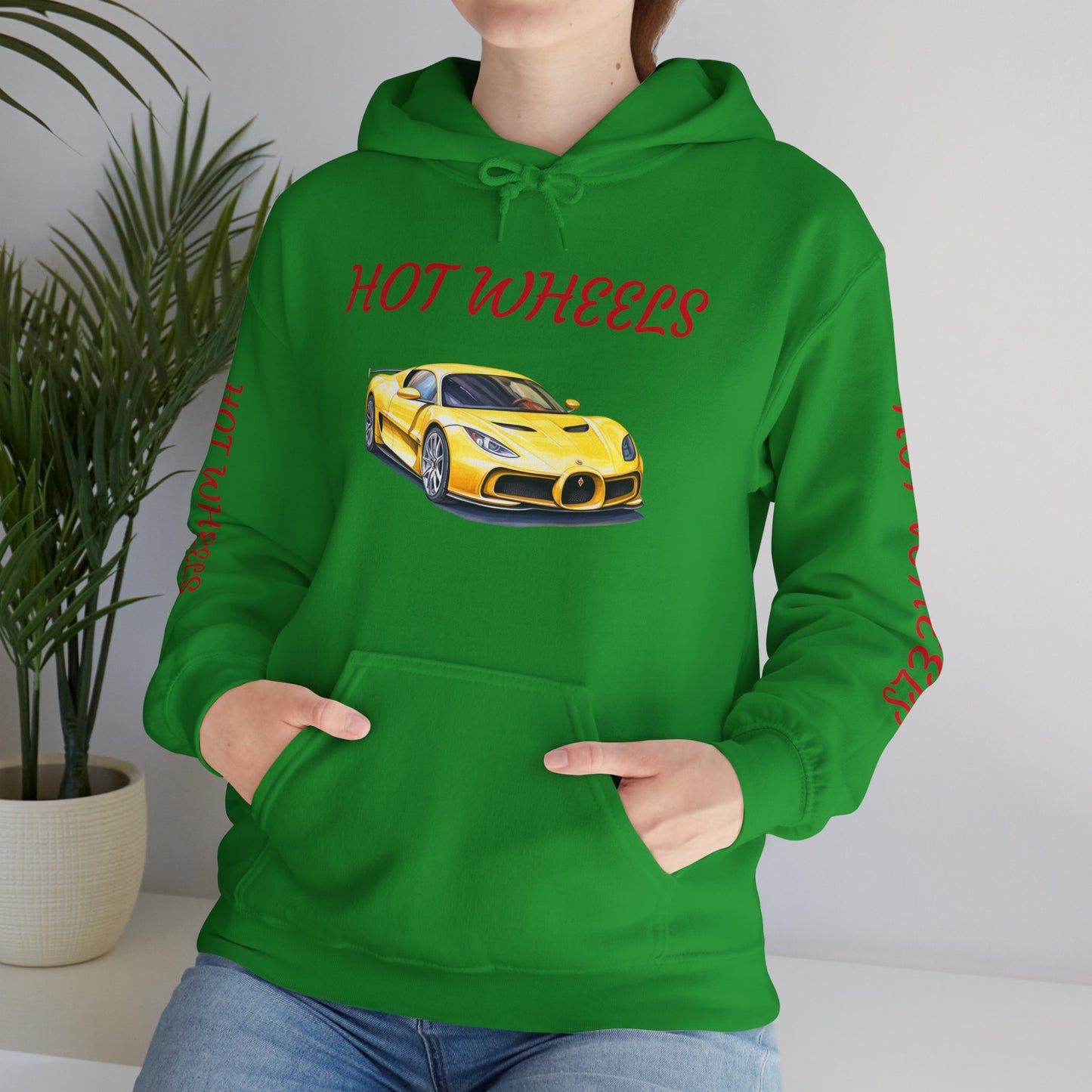 Princess Grace Hot Wheels Unisex Hooded Sweatshirt Racing Style for Car Enthusiasts