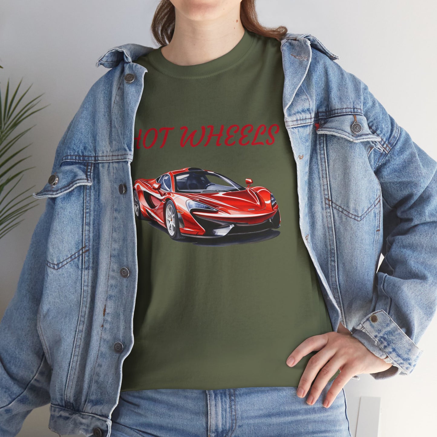 Princess Grace Hot Wheels Car Graphic Unisex Heavy Cotton Tee