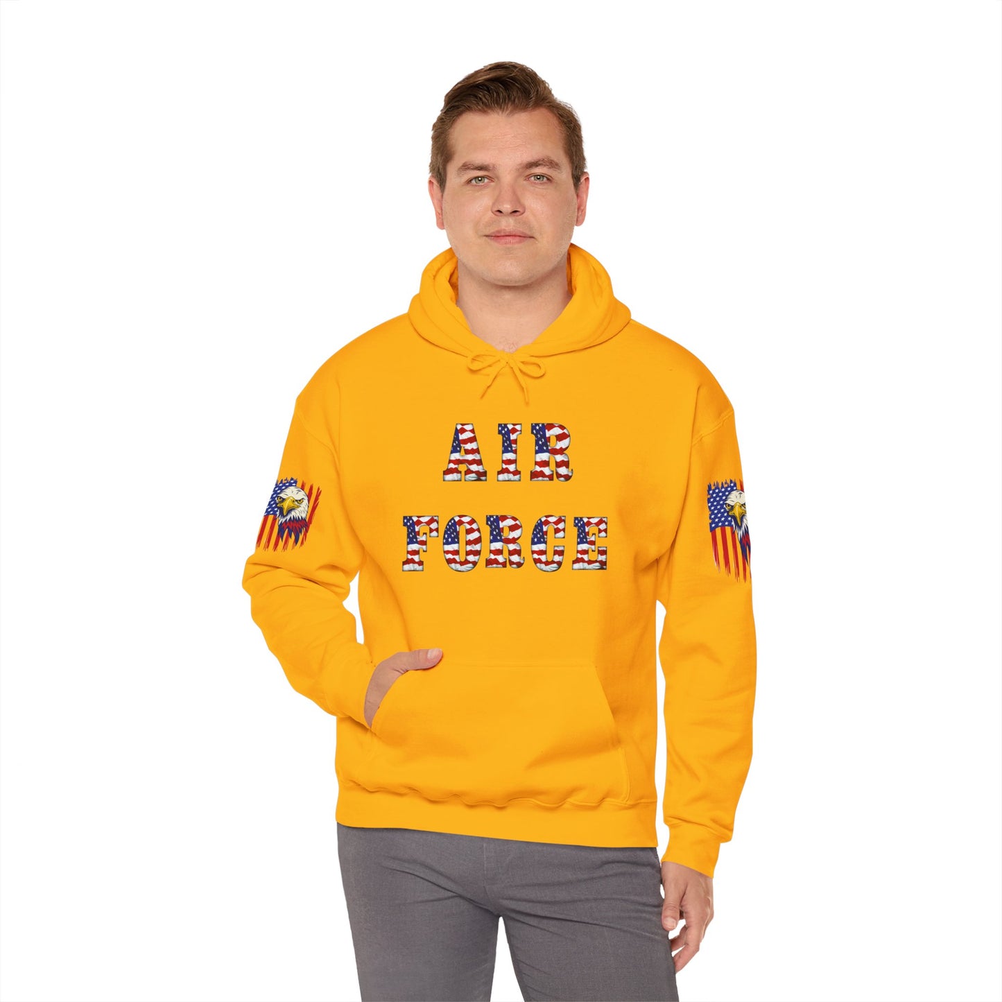 Princess Grace Unisex Air Force Hoodie with Eagle Design